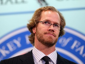 Chris Pronger, inducted into Hockey Hall of Fame in 2015, was the special guest at the annual Off The Leash Luncheon, a fundraiser for the University of Saskatchewan men's hockey team.