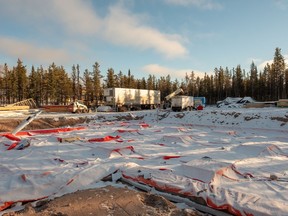 Construction of a new 24-bed women's emergency shelter began in Black Lake First Nation in October 2018. Provided photo.