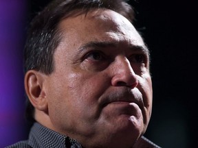 Assembly of First Nations National Chief Perry Bellegarde pauses while speaking to a delegate during the AFN annual general assembly, in Vancouver on Thursday, July 26, 2018. Bellegarde is calling the forced sterilization of Indigenous women a "gross human rights violation" that must immediately come to an end.