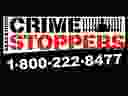 The Saskatoon Crime Stoppers' Logo. Crime Stoppers allows people in Saskatoon to report crimes and tips anonymously.