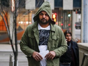 Sukhmander Singh, owner of the trucking company involved in the Humboldt Broncos bus crash, arrives at court to face non-compliance charges under federal and provincial safety regulations in Calgary on November 9, 2018. The case of an owner of a trucking company involved in the fatal Humboldt Broncos bus crash has been adjourned until the New Year. Sukhmander Singh of Adesh Deol Trucking has now retained a lawyer who asked that the matter be set over until Feb. 4.