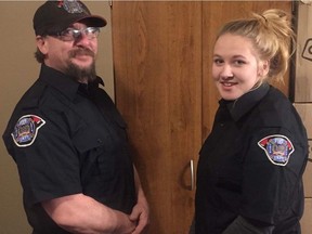 Cheyanne Morrison was left mourning the death of her father after Darrell Morrison, a 46-year-old volunteer firefighter in Rosetown, was struck by a passing semi near Rosetown while he responded to the scene of a two-vehicle highway collision. Morrison, a Grade 12 student, served alongside her father as a volunteer firefighter. (Supplied photo)