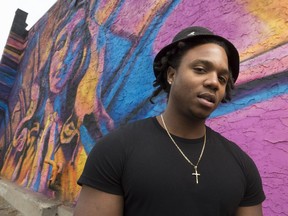 Kyriel Roberts, a.k.a. Pimpton, is nominated for a 2018 Saskatchewan Music Award for hip hop artist of the year.