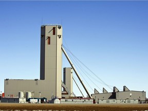 BHP Billiton Jansen potash mine shaft in Saskatchewan.