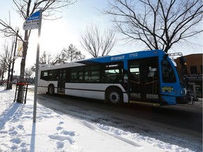 The latest update for the city's bus rapid transit system suggests exclusive bus-only lanes will be considered for stretches of Broadway Avenue, Third Avenue downtown and College Drive in Saskatoon on November 7, 2017.