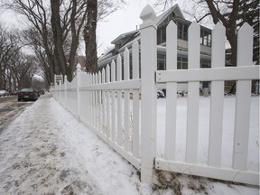 This Victorian-style fence in Saskatoon's Nutana neighbourhood has again attracted the attention of city hall a generation after public support spared it.