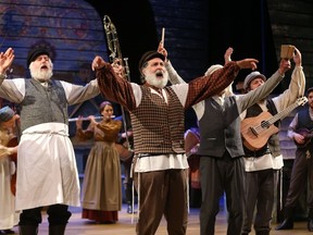 Stephen Aberle plays Tevye in Persephone Theatre's production of Fiddler on the Roof, which has been extended three times due to popular demand. The show now runs from Nov. 28 to Dec. 23. Photo taken Nov. 27.