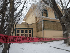 A home at 221 Avenue N South that Saskatoon firefighters responded to a fire at on Sunday Dec. 2 in Saskatoon, Sask. on Monday, Dec. 3, 2018. The initial damage is estimated at $100,000.00, a firefighter was treated at RUH for a broken rib and clavicle and  has since been released. The cause of the fire was determined to be an improperly used extension cord that overheated.