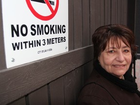 Cindy Lawson quit smoking more than a year ago, but she said it wouldn't have been possible without help from the Canadian Cancer Society, as she won a $500 gift card for her efforts to quit smoking.