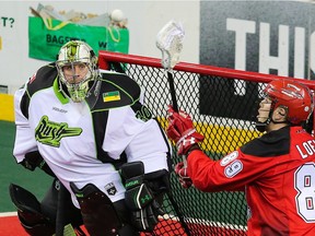 Saskatchewan Rush goalie Tyler Carlson was released this week.