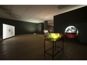 Installation View Rosa Barba, Send Me Sky is on display at Remai Modern.