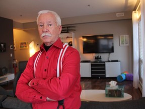 Condo owner, Chuck Edwards, in his Willowgrove condo on Jan. 10, 2019. Edwards is finalizing the sale of his condo, which he says he'll be losing money on due to the fact Saskatoon's housing market has become a buyers' market.