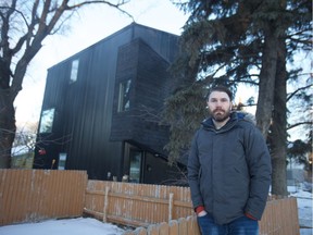 Orion Morgan designed Saskatoon's newest passive house, which is in Buena Vista. It doesn't have a furnace, but Morgan hopes the long-term cost savings will heat up demand for the homes.