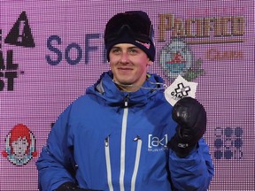 Regina's Mark McMorris is shown with his Winter X Games silver medal on Friday in Aspen, Colo.