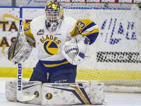 Nolan Maier has posted back-to-back shutout wins for the Saskatoon Blades.