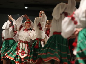 Brynn Mackenzie performs during Malanka, the Ukrainian New Year's Eve celebration at TCU Place in Saskatoon, SK on Saturday, January 20, 2018.