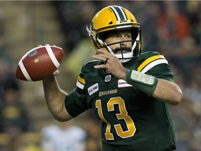 Edmonton Eskimos Mike Reilly is among the many quarterbacks eligible to file for free agency on Feb. 12.