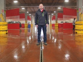 Cole Custead, co-owner of Wash World, stands inside the car wash's massive facility, located on 66th Street in Saskatoon's Marquis Industrial Neighbourhood, on Jan. 14, 2019. He says the new family-owned facility will ensure customer's have plenty of space to wash their vehicles, not matter the size or style.