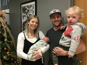 Ayla Juliette Mann was born on Jan. 1, 2019 at 1:55 a.m., to Graeme and Meagan Mann at Royal University Hospital, officially making her Saskatoon's first baby of 2019. Ayla weighed seven pounds and one ounce. She shares her birthday with big brother Emery, who was Saskatoon's second baby born in 2017.