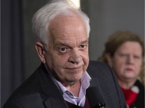 Canadian Ambassador to China John McCallum listens to a question following participation at the federal cabinet meeting in Sherbrooke, Que., Wednesday, Jan. 16, 2019. McCallum says there are strong legal arguments Huawei executive Meng Wanzhou can make to help her avoid extradition to the United States.THE CANADIAN PRESS/Paul Chiasson ORG XMIT: pch126
