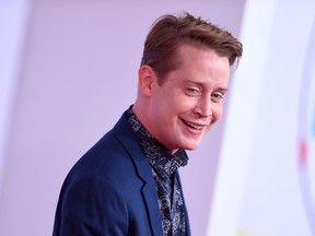 US actor Macaulay Culkin arrives at the 2018 American Music Awards on October 9, 2018, in Los Angeles, California. (Photo by Valerie MACON / AFP)