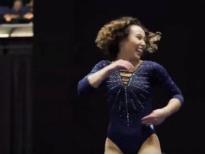 UCLA gymnast Katelyn Ohashi scored perfect 10s on a floor routine at the Anaheim Arena on Jan. 12, 2019. Her performance gained worldwide attention and acclaim.