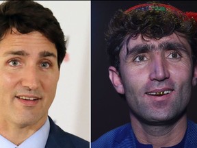 Two-deau? Afghan Star singer Abdul Salam Maftoon has shot to stardom partly because of his resemblance to Prime Minister Justin Trudeau. GETTY IMAGES