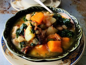 Hearty squash and white bean stew. (Renee Kohlman)