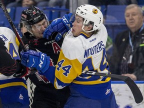 Chase Wouters and his Saskatoon Blades are one win away from clinching a playoff spot.