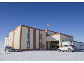 The new Sikh temple under construction in Corman Park in Saskatoon, SK. on Monday, February 18, 2019. (MATT SMITH/THE STAR PHOENIX)
