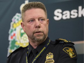 Saskatoon Police Chief Troy Cooper.