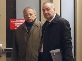 Sami Bebawi, left, and Constantine Kyres appear in court in November 2018.