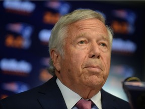 FILE - FEBRUARY 22, 2019: It was reported that New England Patriots Owner Robert Kraft is being charged with soliciting another to commit prostitution in Florida February 22, 2019.