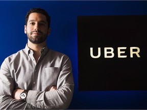 Uber Canada's recently-appointed general manager Rob Khazzam poses for a photograph in Toronto on Wednesday, January 17, 2018. Bikes, booze and e-scooters are part of Uber Canada's plan for the country in 2019. Managers from the U.S. tech giant's Canadian arm say they are exploring bringing alcohol delivery to provinces beyond B.C., where the service was launched in 2018.