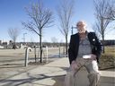 Gary Marvin, an architect who led a campaign in the mid-1980s to locate a new bullring on the site south of the Farmers' Market, sits for a portrait by the Farmers' Market in Saskatoon, Sk on Thursday, March 21, 2019.