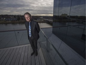 Gregory Burke, Remai Modern executive director and CEO stands for a photograph on the roof top patio at the Remai Modern in Saskatoon, SK on Tuesday, October 16, 2018.