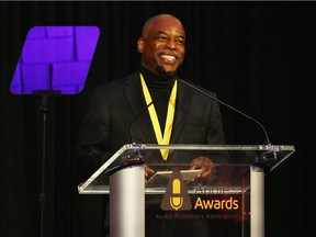 LeVar Burton speaks onstage during Tan France hosts the 2019 Audie Awards at Gustavino's on March 4, 2019 in New York City.