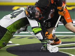 The Saskatchewan Rush and Buffalo Bandits are staging a rematch Saturday night at SaskTel Centre.