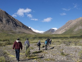 Indigenous Guardians receive training in land stewardship at Dechenla in the traditional territory of the Ross River Dena Council, along the border of the Northwest Territories and the Yukon as shown in this undated handout image. More than 40 Indigenous communities in Canada have launched guardian programs, which employ local members to monitor ecosystems and protect sensitive areas and species.