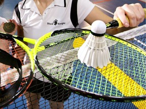 The high school badminton city championships are coming up on May 1.