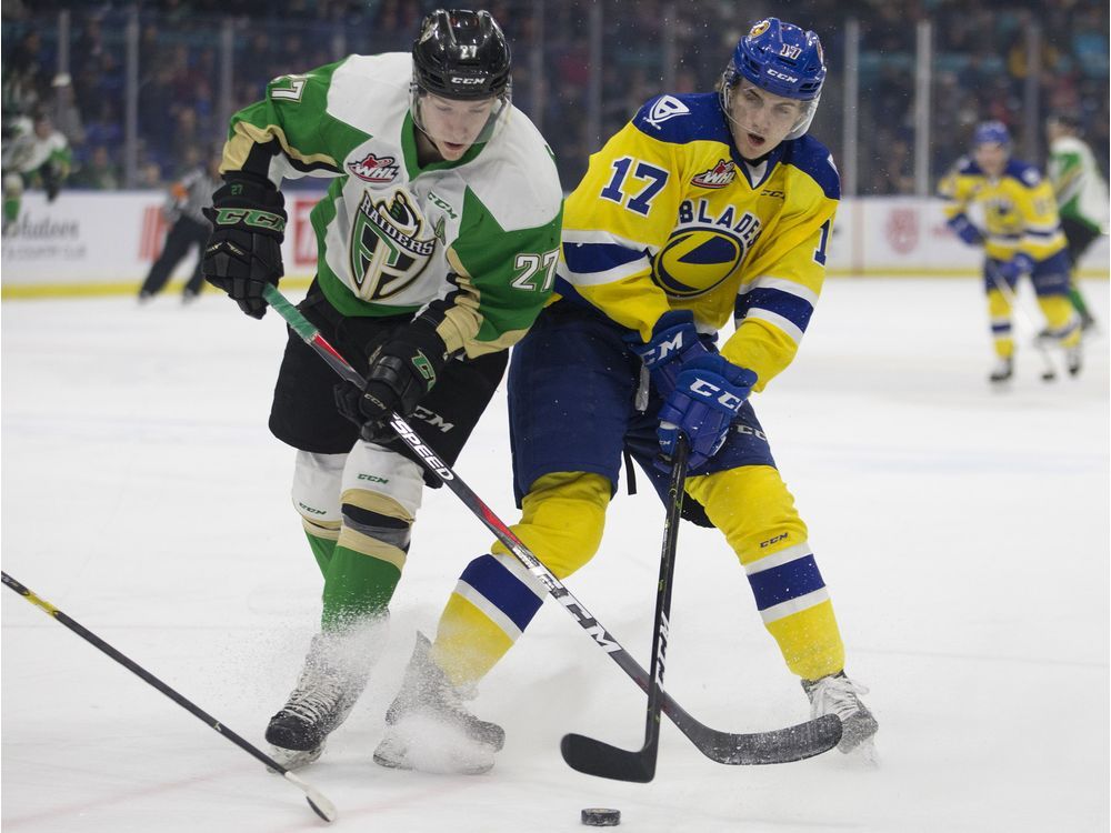 WHL news: East Division clash between Saskatoon Blades, P.A .Raiders