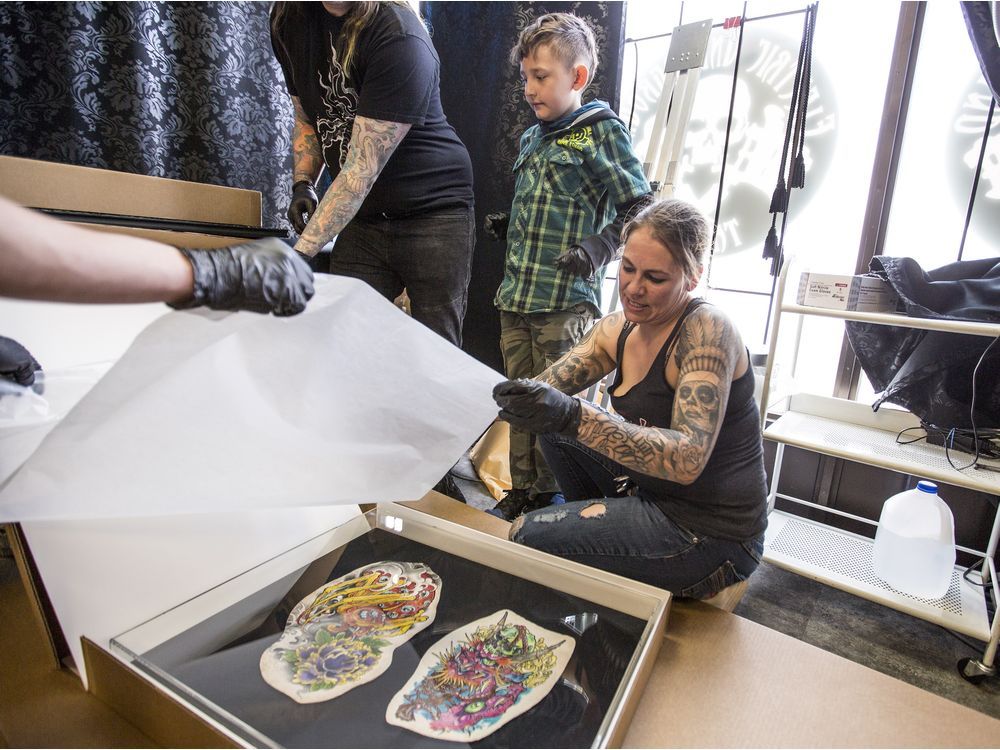 Their Loved Ones Died Preserved Tattoos Offer a Way to Keep Them Close   The New York Times