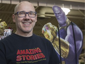 Tony Antonuk, Amazing Stories manager, is prepared for the release of 'Avengers: Endgame'