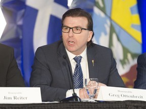 Saskatchewan Rural and Remote Health Minister Greg Ottenbreit is under fire for delivering a speech to a pro-life group amid an ongoing debate over universal access to abortion medication.