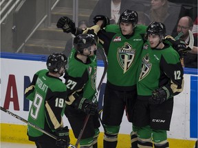 The Prince Albert Raiders had plenty to celebrate Sunday while defeating the host Edmonton Oil Kings 4-2 to advance to the WHL's championship series.