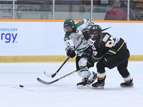 The Saskatoon Stars defeat the St. Albert Slash at the Esso Cup on Tuesday.