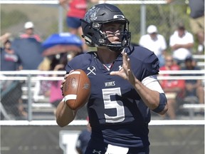 Quarterback Isaac Harker starred for the Colorado School of Mines Orediggers in 2018.