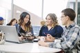 Hilary Maughan (left), mobile lending specialist with Saskatchewan-based Affinity Credit Union, helps members qualify for mortgages and can offer unique solutions for those less-than-ordinary circumstances.