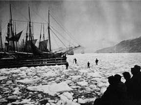 Boats in the ice in St. John's harbour are shown in a 1926 file photo. A Newfoundland genealogist has stumbled onto a rare and mysterious DNA quirk that he says could tell the untold story of the island's first European settlers.THE CANADIAN PRESS/National Archives of Canada/S.H. Parsons ORG XMIT: CPT500