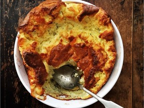 Three cheese and dill souffle (Renee Kohlman)